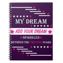 Personalized My Dream Between the Two Pink Stars