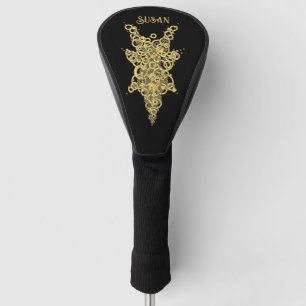 Personalized Mystic Gold  Golf Head Cover