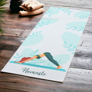 Personalized Namaste Design - Custom Fitness &  Yoga Mat