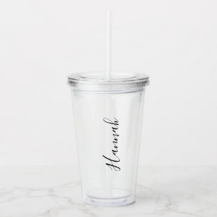 Personalized Name acrylic Tumbler-Custom Gift for Tumbler