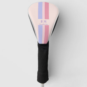 Personalized name and initial   golf head cover