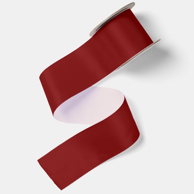 PERSONALIZED NAME AND TEXT DARK RED SATIN RIBBON (Front+Back)