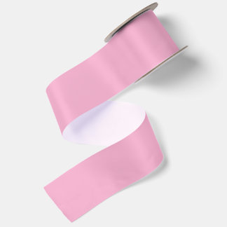PERSONALIZED NAME AND TEXT PINK SATIN RIBBON