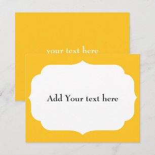 PERSONALIZED NAME AND TEXT  RSVP CARD