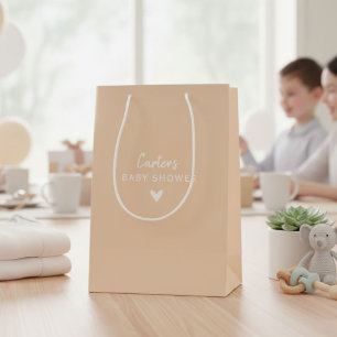 Personalized, NAME Baby Shower Medium Gift Bag