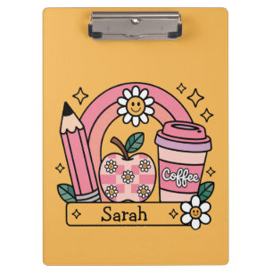 Personalized Name Back to School Gift for Teacher Clipboard