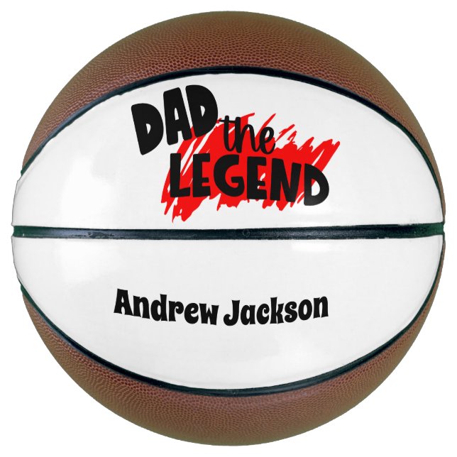 Personalized Name Basketball - Fathers Day Gift (Front)