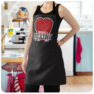Personalized NAME Boxer Boxing Glove Prize Fighter Apron