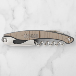 Personalized Name Corkscrew Stylish Wine Opener