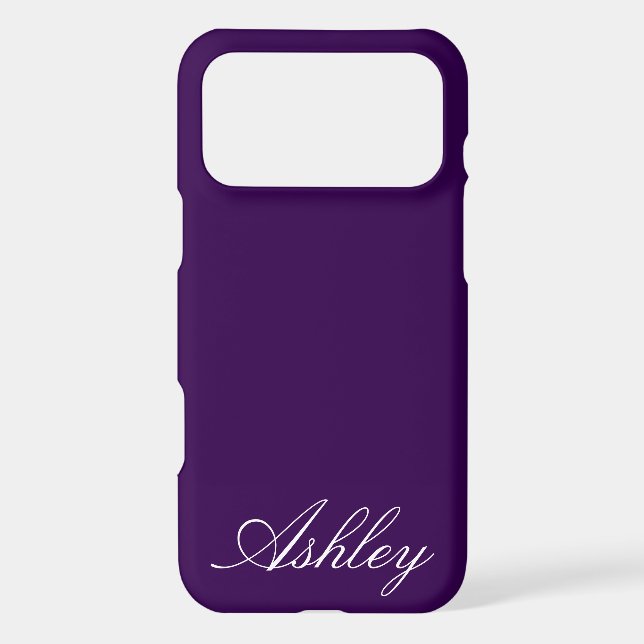 Personalized Name Custom Modern Minimal Monogram  (Back)
