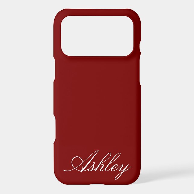 Personalized Name Custom Modern Minimal Monogram  (Back)
