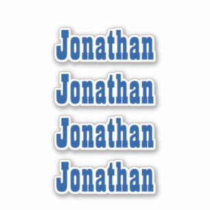 Personalized Name Decal Custom Times Four Sticker