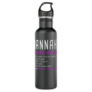 Personalized Name Description Hannah Premium  710 Ml Water Bottle