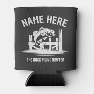 Personalized Name Dock Shadow Bass Can Cooler
