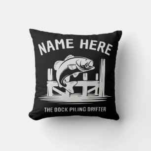 Personalized Name Dock Shadow Bass Cushion