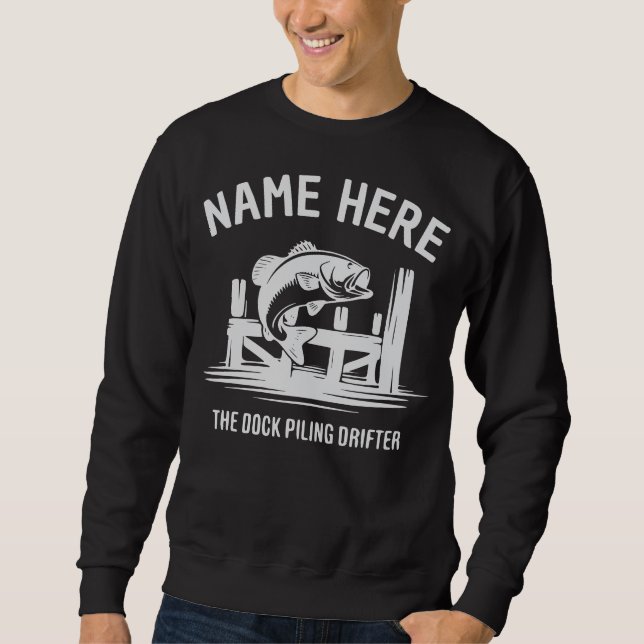 Personalized Name Dock Shadow Bass Sweatshirt (Front)