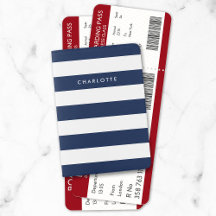 Personalized Name Editable Color and White Stripes