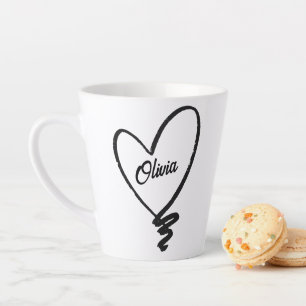 PERSONALIZED NAME HEART MUG