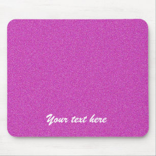 Personalized Name Hot Pink Mouse Pad