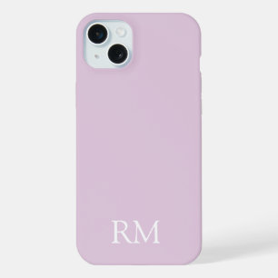 PERSONALIZED NAME INITIALS STYLISH MODERN MINIMAL iPhone 15 PLUS CASE