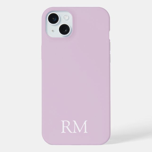 PERSONALIZED NAME INITIALS STYLISH MODERN MINIMAL iPhone CASE (Back)