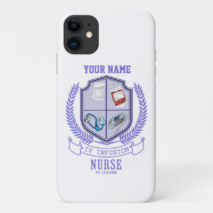 Personalized Name IV League Infusion Nurse Case-Mate iPhone Case