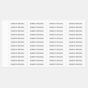 Personalized Name Labels for Personal Use