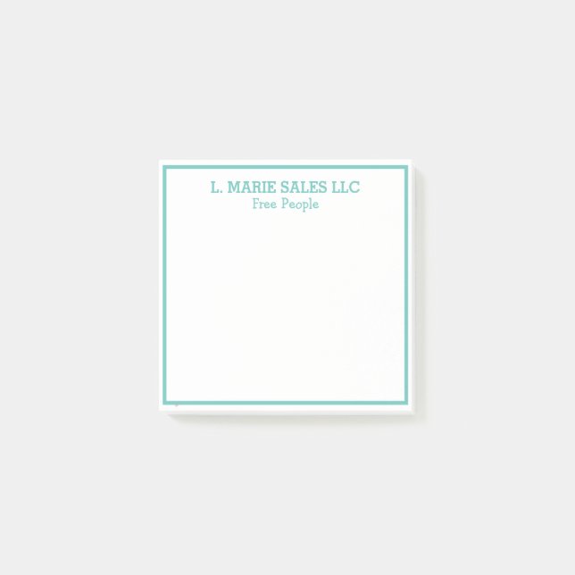 PERSONALIZED name notes (Front)