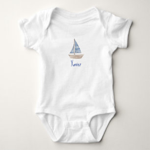 PERSONALIZED NAME one-piece Baby Bodysuit