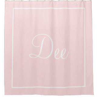 Personalized name or initial shower curtain