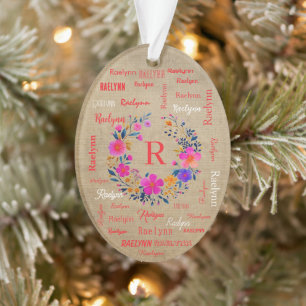 Personalized Name Ornament Add your Name