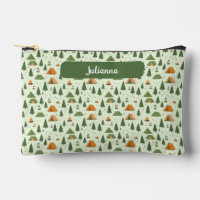 Personalized Name Outdoor Adventure Tent Pattern