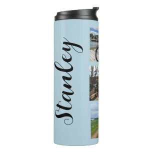 Personalized Name Photo Template Thermal Tumbler 