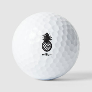 Personalized Name Pineapple Golf Balls