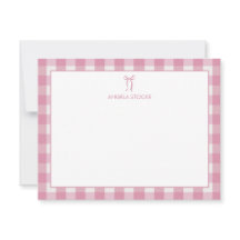 Personalized Name Pink Bow