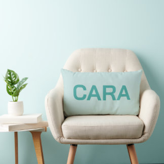 PERSONALIZED NAME SIMPLE STYLISH MODERN CLASSIC LUMBAR CUSHION