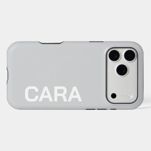 PERSONALIZED NAME SIMPLE STYLISH MODERN MONOGRAM (Back Horizontal)