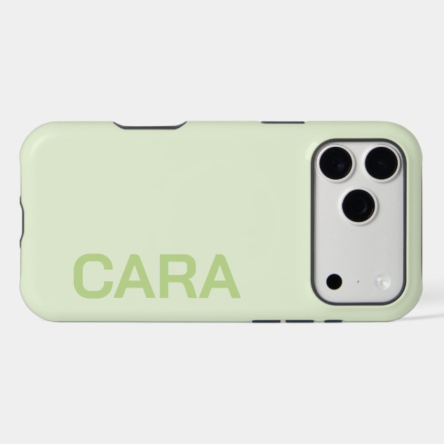 PERSONALIZED NAME SIMPLE STYLISH MODERN MONOGRAM (Back Horizontal)