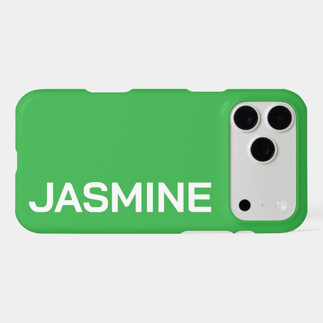 Personalized Name Stylish Minimal Monogram Modern (Back Horizontal)