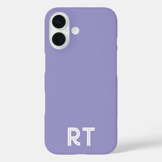 Personalized Name Stylish Modern Elegant Minimal  Case-Mate iPhone Case (Back)
