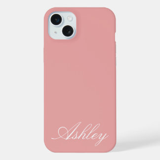 Personalized Name Stylish Modern Elegant Minimal iPhone 15 Plus Case
