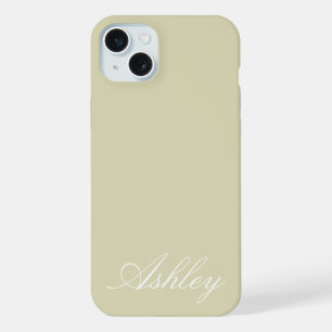 Personalized Name Stylish Modern Elegant Minimal iPhone 15 Plus Case