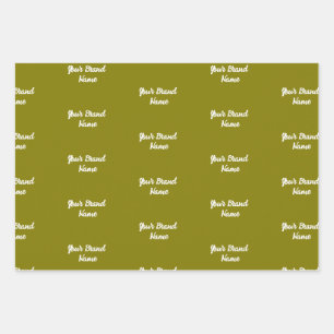 Personalized Name Stylish Modern Merry Christmas Wrapping Paper Sheet