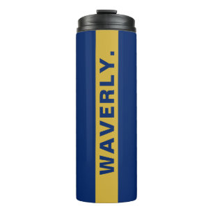 Personalized Name Stylish Navy Blue Thermal Tumble Tumbler