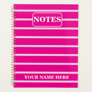 PERSONALIZED NAME & TEXT SIMPLE STYLISH NOTES PLANNER