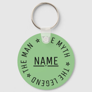 Personalized Name The Man The Myth The Legend Key Ring