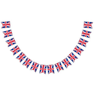 personalized name Union Jack bunting