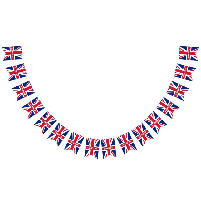 personalized name Union Jack bunting  (All)