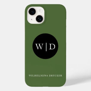 Personalized Name with Monogram Case-Mate iPhone 14 Case