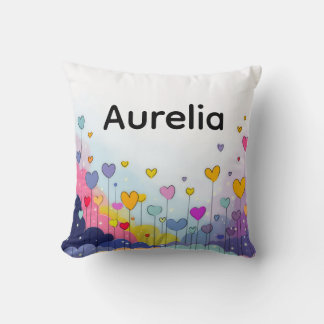 Personalized Name You Are So Loved Throw Pillow